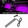 24LED Car Interior Ambient Foot Strip Light Kit Backlight 5V USB Auto Decorative Atmosphere Neon Lamp Vehicle Accessories