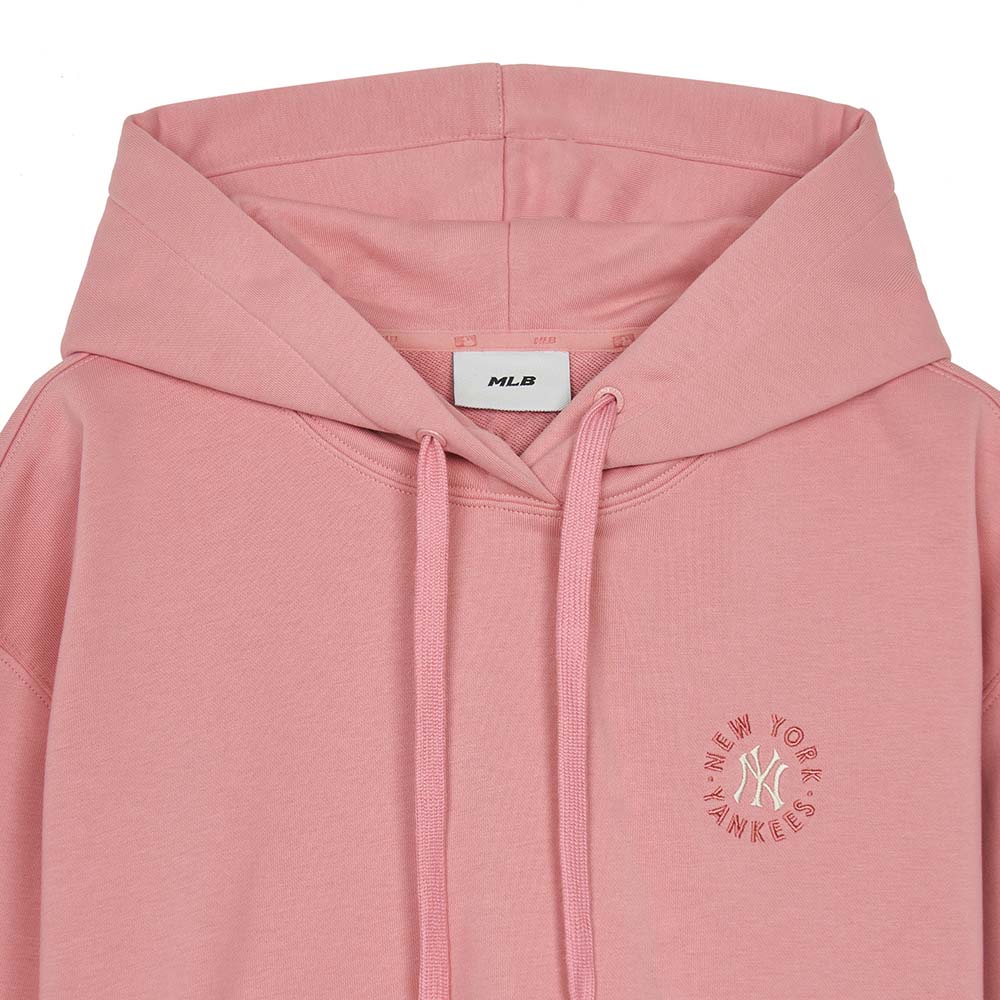 New MLB New York Yankees FW24 Sweatshirt Women's Hemp Pink 3FHDB0244-50PKM