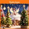 Ballet Christmas Girl Vehicle Acrylic Flat Surface Pendant For Interior Auto
