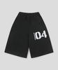 SLOW RECORD HOUSE 04 Bermuda Sweatpants_Black