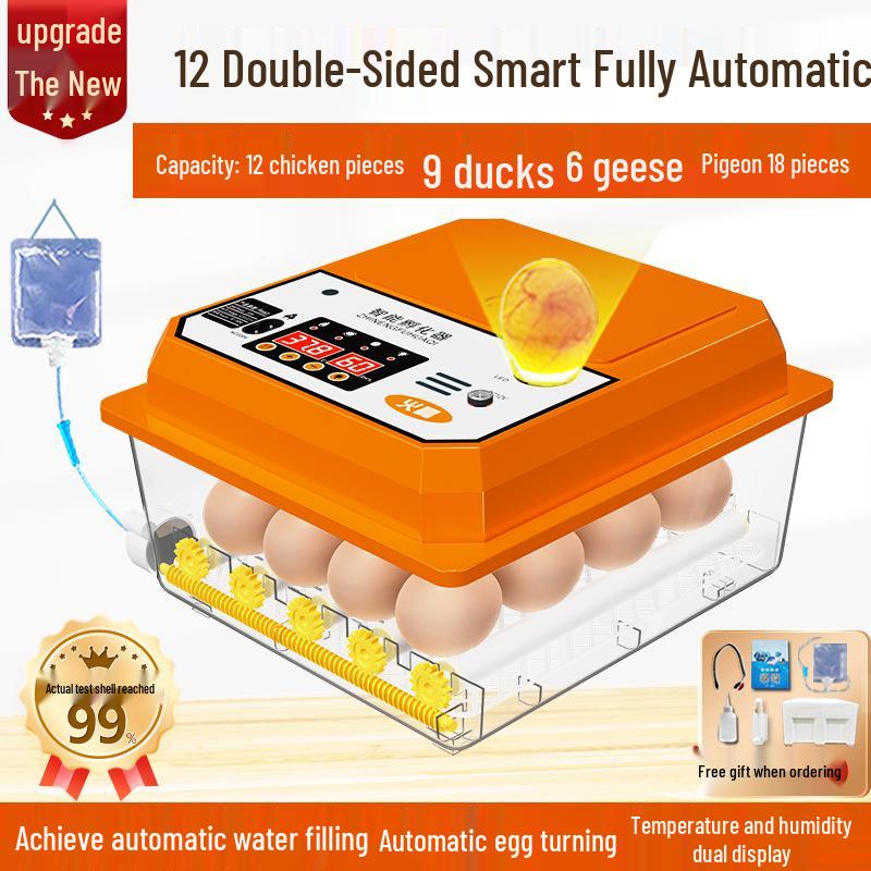 Incubatrice Automatica Intelligente per Polli, Anatre, Oche, Quaglie e Piccioni