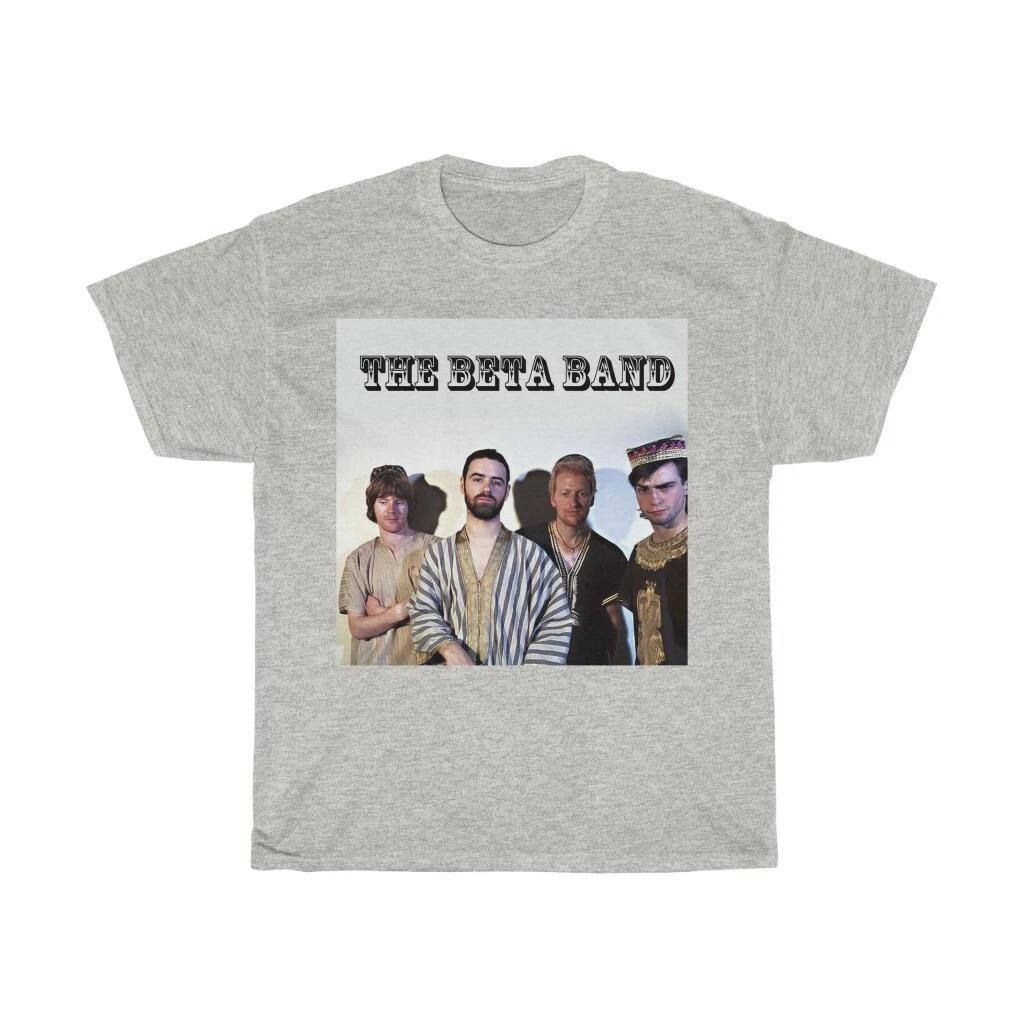 The Beta Band Alt Indie British Rock Band Unisex Adult T-Shirt Heavy Cotton Tee XL