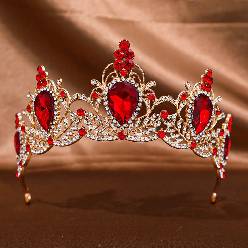 European and American Baroque Crowns Retro Bride Crowns Hair Accessories Wedding Gowns and Makeup Styling Accessories