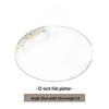 Yipan Ceramic Dinnerware Fish Plate