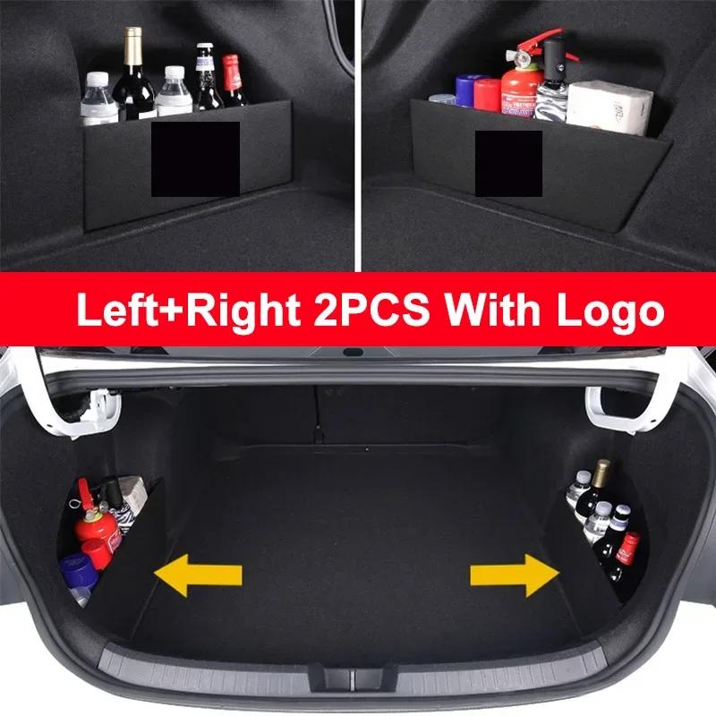 For Hyundai Sonata DN8 ~2025 Car Trunk Storage Partition Box Side Storage Auto Part Interior Accessories Tools Rear Sorting