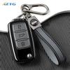 Key Case Cover Holder Fob Keychain For Vw Volkswagen Polo Tiguan Passat B5 B6 B7 Golf 4 5 6 Mk6 Jetta Lavida For Skoda Octavia