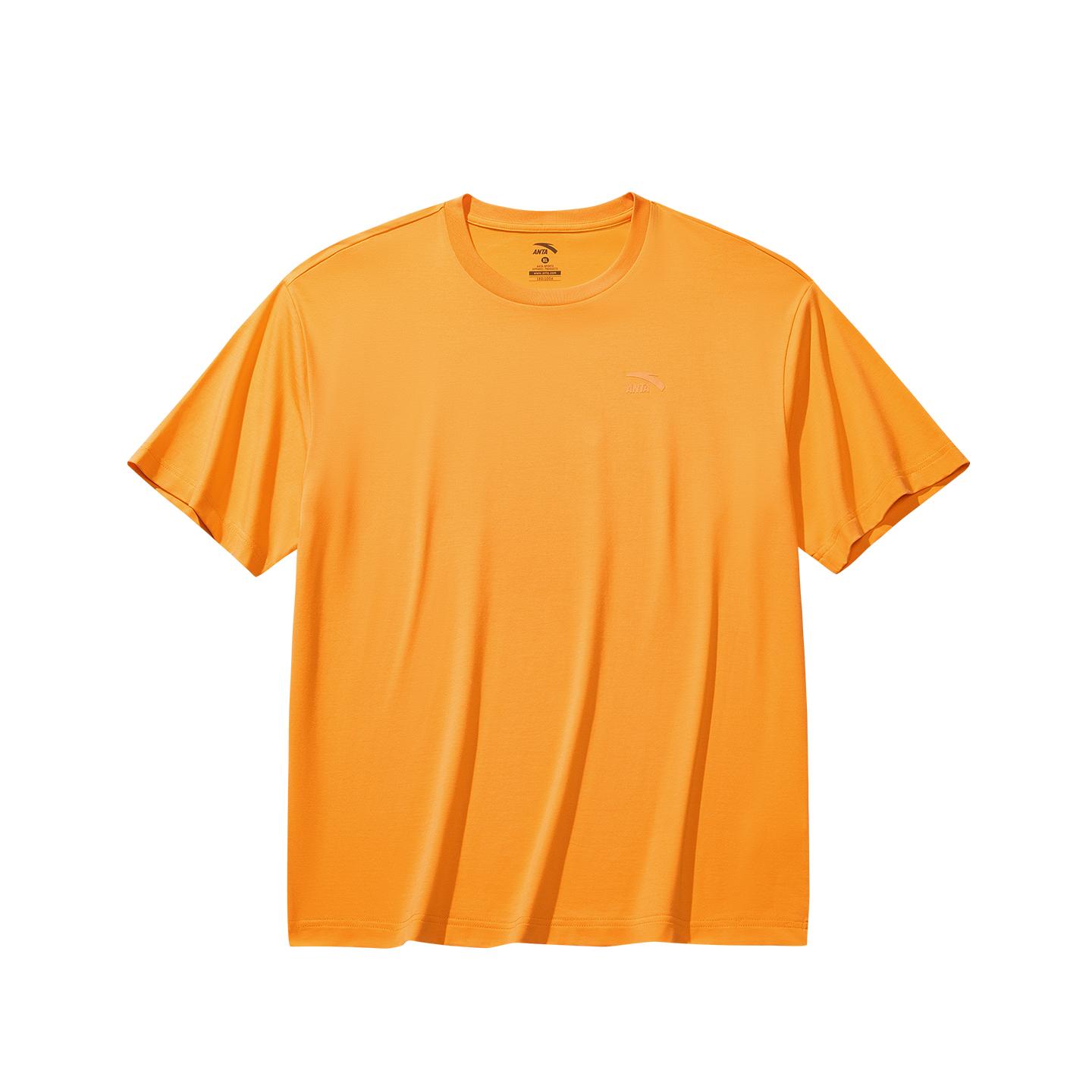 Anta Classic Short Sleeve T-Shirt Men tops Cloud-Brocade-Orange 952628103-16 XS