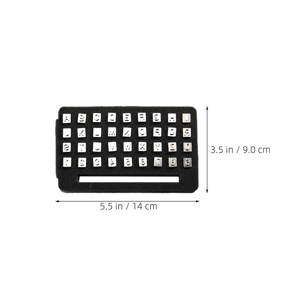 1Set Alphabet Stamp Alloy Steel Letter Number Punch Tool DIY Craft Jackets Bags Shoes Belts Accessories