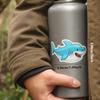 Shark Sticker, Cute Cartoon Sea Animal, Waterproof Sticker For Kids, Dishwasher Safe Sticker, Cute Sticker For Girls, Fun Sticker For Boys