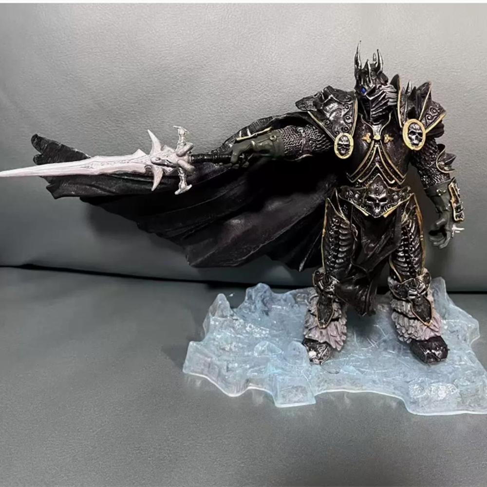 WOW Character FALL OF THE LICH KING ARTHAS ACTION FIGURE World of Warcraft Game Peripherals DC Lich King Illidan Anime Figures without box