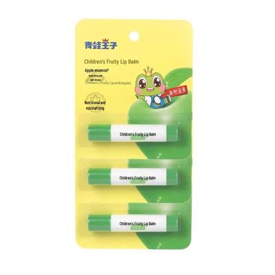 Froschkönig Kinder Apfel Lippenbalsam (3 Pack)