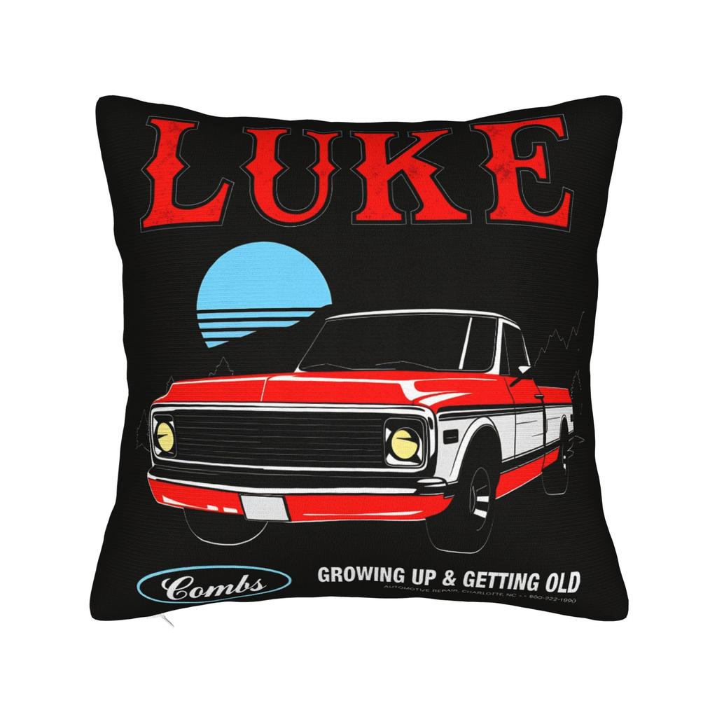 L-Lukes Combss Country Music Pillow Cover Graphic Cushion Cover Novelty Pillow Case For Living Room Chair