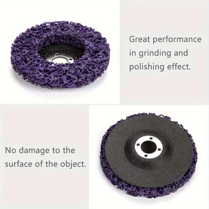 1/2Pcs Coarse Abrasive Poly Strip Discs Remover Wheels for Effortless Grinding & Polishing - Durable PVC/Diamond Construction