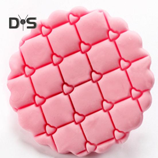 DIY Fondant Mold Brick Pattern Useful Heat Resistant Quick Release Embossing Mold