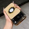 Luxury Leather Large Camera Glass forMagsafe Armor Case foriPhone 17 Air 16 15 14 13 12 11 Pro Max Plus Logo Magnetic Cover