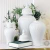 Ceramic General Jar Golden Ginger Jar Storage Tank Flower Vase Ceramic Handicrafts Storage Containers Home Decoration