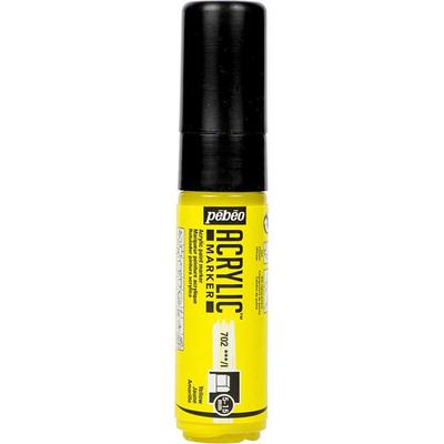 Acrylic Paint Marker - PEBEO - Thick Tip 5/15 Mm - Yellow - Indelible - Large