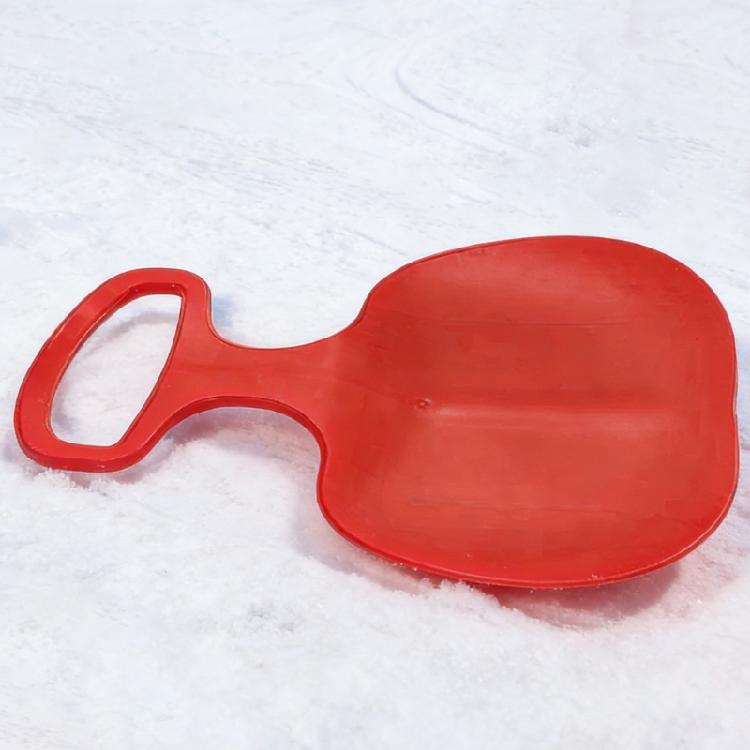 Plastic Grass Toboggan with Large Handle Snowboard Grass Ski Board Portable Sand Grass Board Outdoor Pad Board Toy