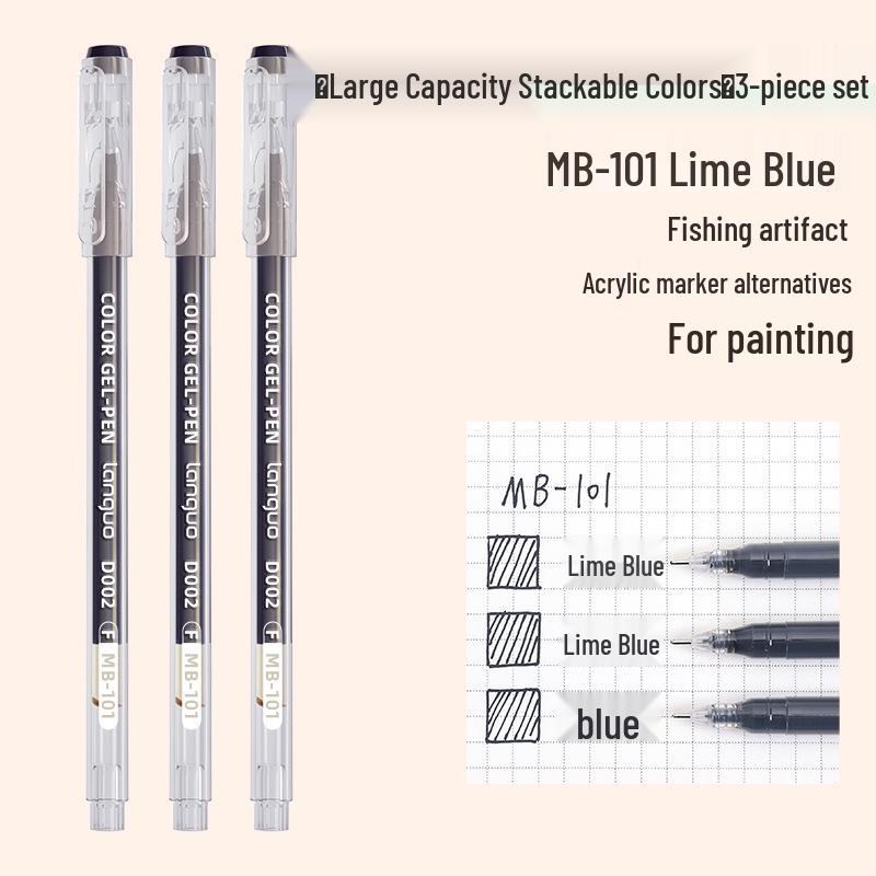 Blue Fruit Large Capacity Journal Pen Set - 234 Colors for Art, Doodling, Fluorescent, Neutral, Acrylic Markers