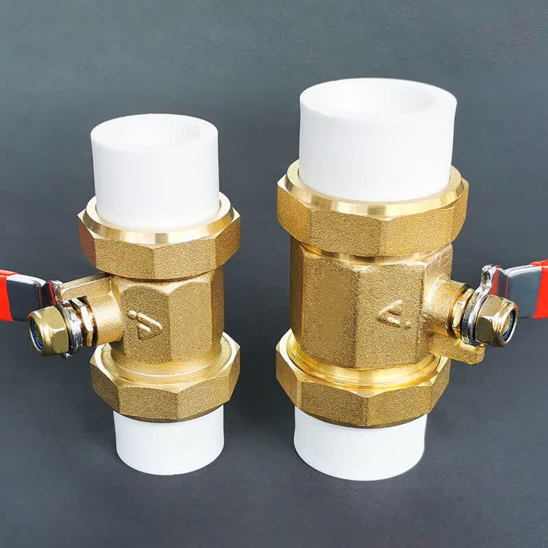 SaiFanLu PPR Double Union Copper Ball Valve
