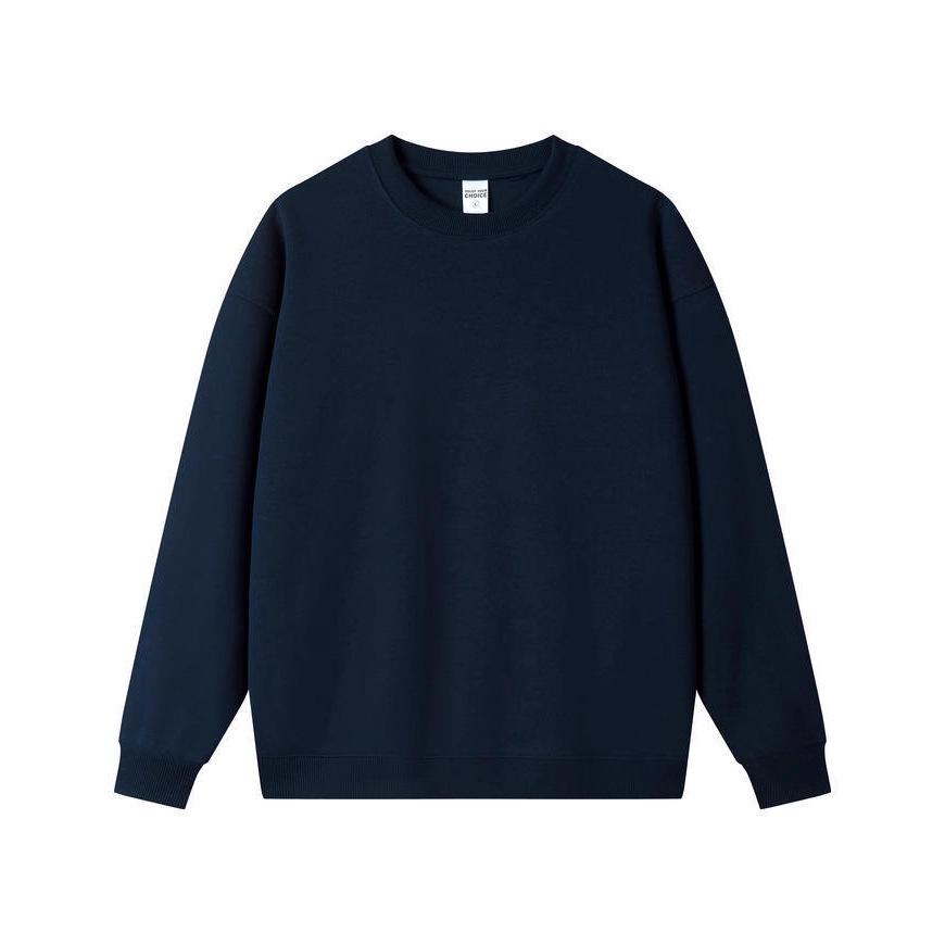 Autumn Winter Women's Round Neck Hoodie - Loose, Heavyweight, Casual Fashion, Multi-color Trends.