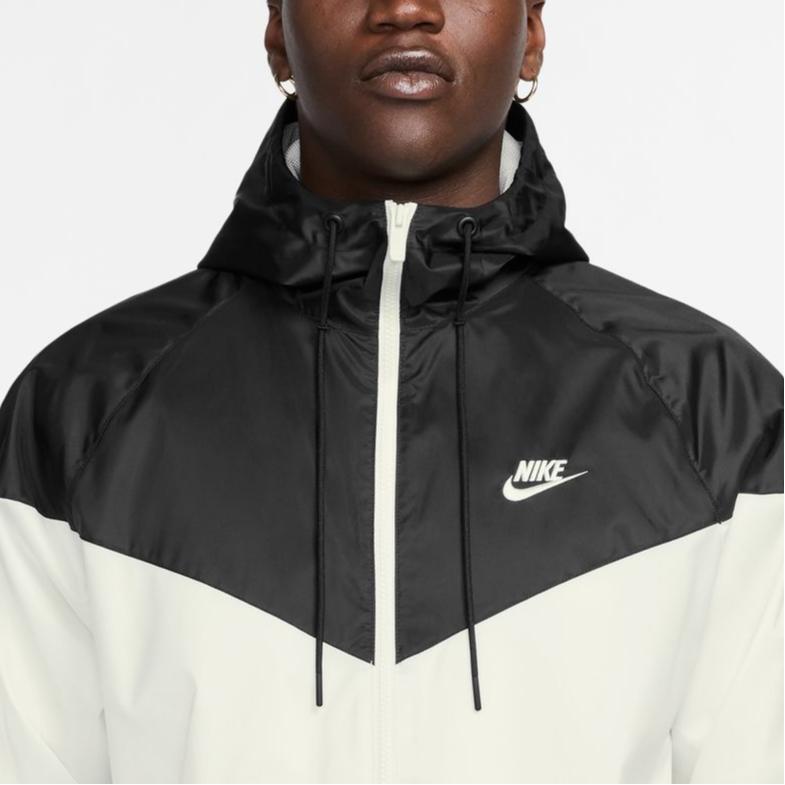 Nike Logo Hooded Long Sleeve Jacket Men jackets White DA0002-136