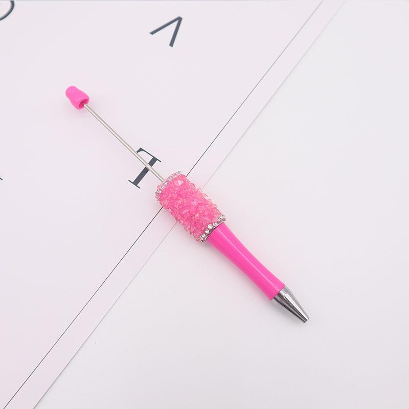 High-Quality Handmade Rhinestone Bead Stringing Pen - Cute Crystal Design for Labeling