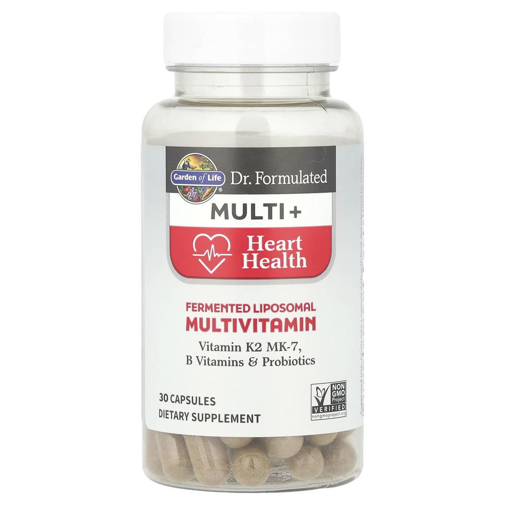 Garden of Life, Perlmutter Multi+, Heart Health, 30 Capsules