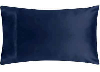 Home Egyptian Luxury Extra Long Cotton Hotel Quality Pillowcase 35 X 50CM 35 500 Thread Count Satin Weave Pillowcase Envelope Style Midnight Navy R.T.