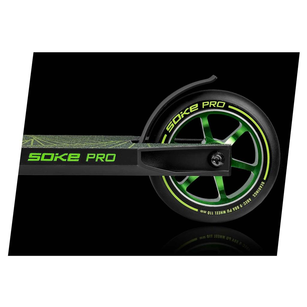 Soke Pro Stunt Scooter Yellow And Green