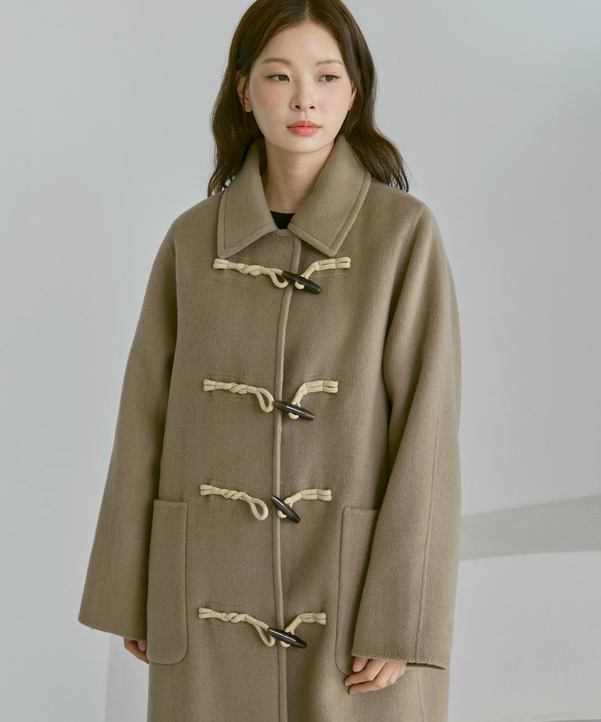210Edit Unisex Toggle Handmade Coat [Mocha]_Zf4Ct030