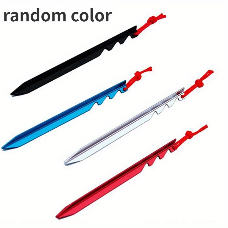 

4 шт. гвозди для палаток для кемпинга на открытом воздухе, треугольные гвозди для земли, алюминиевый сплав, аксессуары для палаток, походное снаряжение для кемпинга