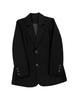 Korean Style Off-White Blazer for Women - Autumn 2025 Influencer Street Style Casual Suit
