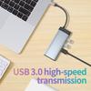 6 In 1 Usb 3.0 Hub Fast Charge HD-MI USB3.0*3 Usb C Hubs RJ45 1000M SD TF Usb C Hub Ethernet