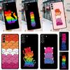 LGBT Pride Flag Gay Cat Case For Samsung Galaxy S23 Ultra Plus S21 FE S20 FE S8 S9 S10 Note 10 20 S22 Ultra Cover
