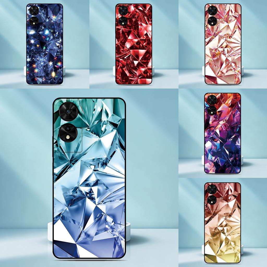 Diamond Design Soft Phone Case For Google Pixel 10A 9A 8A 7A 6A 8 7 6 Pro 2 3 4 XL 3A 4XL 2XL Custom Picture Image Back Cover