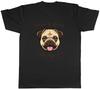 Dog Lover Mens T-Shirt Home Is Where My Pug Is Tee Gift