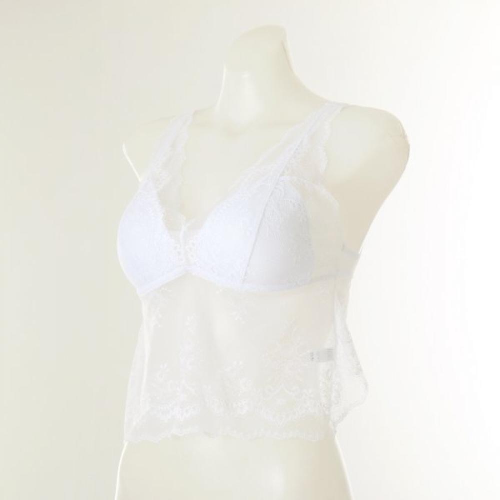 Wacoal All Lace Crop Molded Cup Bra Wlgb501r