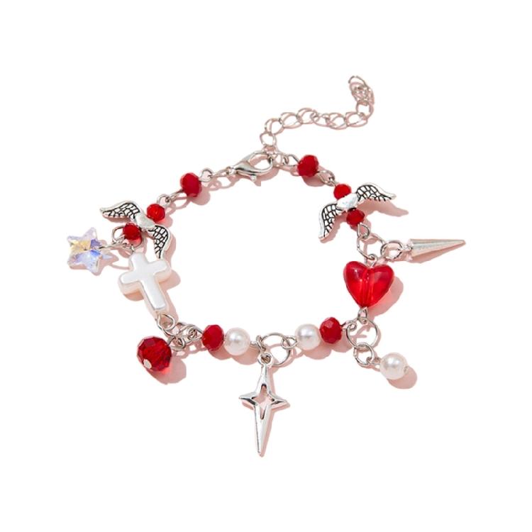 Unique Handmade Acrylic Crystal Beads Necklace/Bracelet Stylish Beaded Ornament Elegant Accessory for Parties and Dates