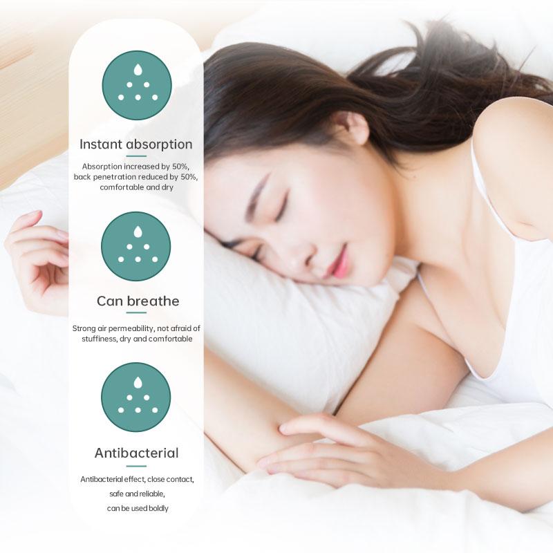 3packs/lots LOVE MOON Sanitary Towel Feminine Hygiene Sanitary Napkin Soft Mesh Menstrual Pads Organic Cotton for Women
