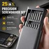 25 In 1 Precision Screwdriver Set Multi-functional Household Repair Tool Kit Bit Driver Kit for Phone Laptop Watch Electronic