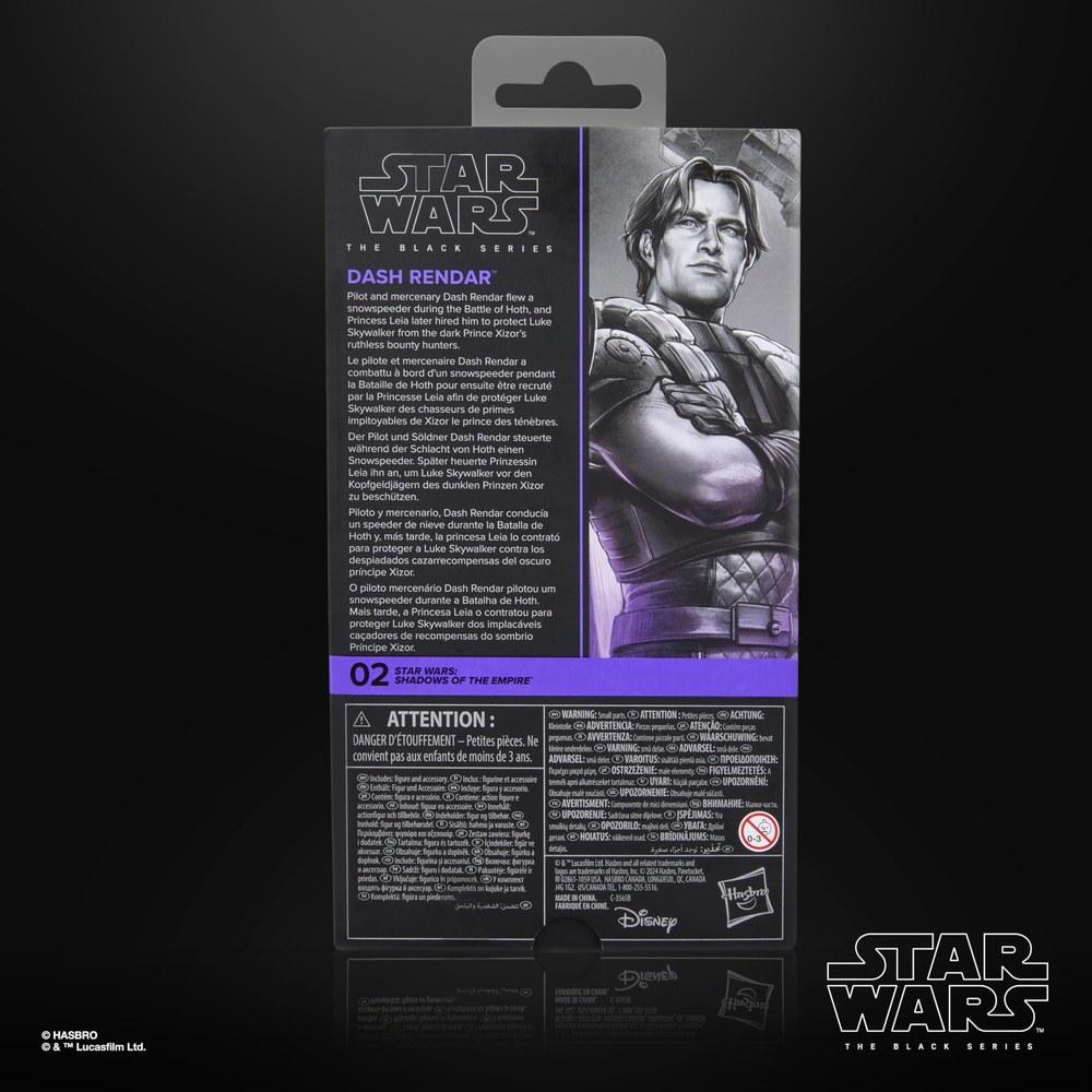 Hasbro Star Wars Black Series Dash Rendar Action Figure 15 cm Shadows of the Empire Premium Collection G0899