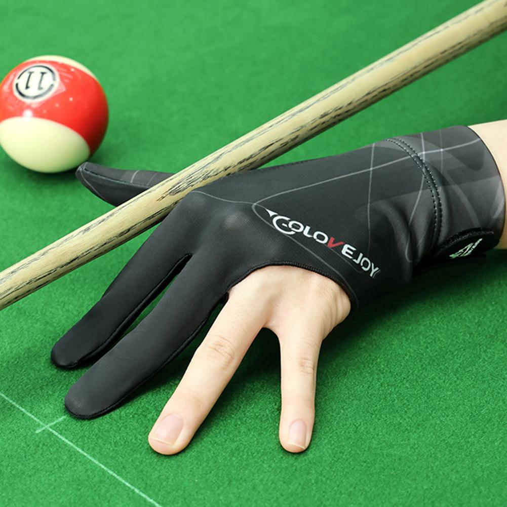 Kulečníkové rukavice s plnými prsty Protiskluzové kulečníkové tréninkové rukavice Levá/pravá ruka Tříprsté Snookerová Elasticita Sportovní doplňky