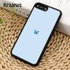 Luxury Blue Butterfly Butterflies Phone Case Cover For iPhone 17 Air 16 15 14 plus 12 13 pro max coque Fundas