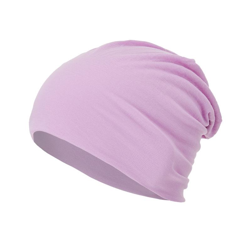 All-Season Knit Pile Hats: Solid Color, Double-Layer, Versatile Beanies for Comfort and Style