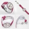Swatch x Omega compatible rubber strap with type D-buckle, W-line (wine red/gray line)
