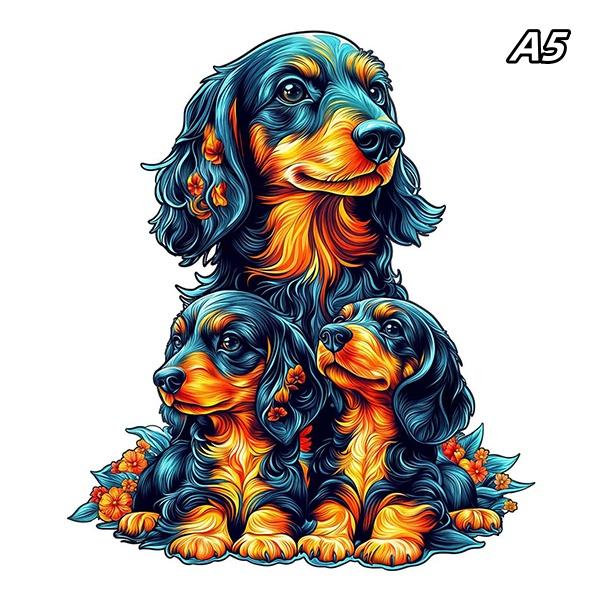 Charming alpaca Interactive Wooden Jigsaw animal Puzzle Toy- Exquisite Model Kit - adult or children Girls Boys Birthday Gifts