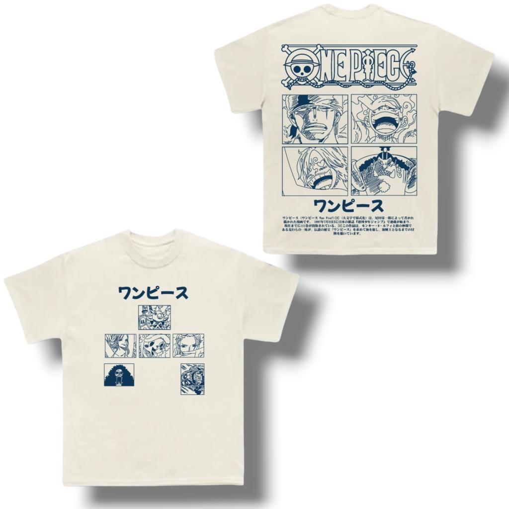 

One Piece Pirate Pattern Anime Summer TShirt Unisex Cotton Street YK Harajuku Retro Loose Sleeve Casual Comfortable Unisex 4XL