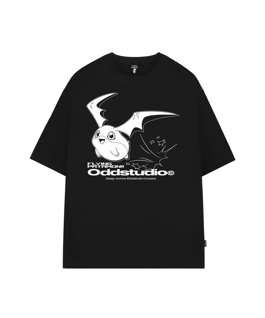 ODDSTUDIO [Digimon Adventure] Patamon Overfit T-Shirt - 3 Colors