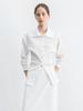 Race Pleats Blouse_White